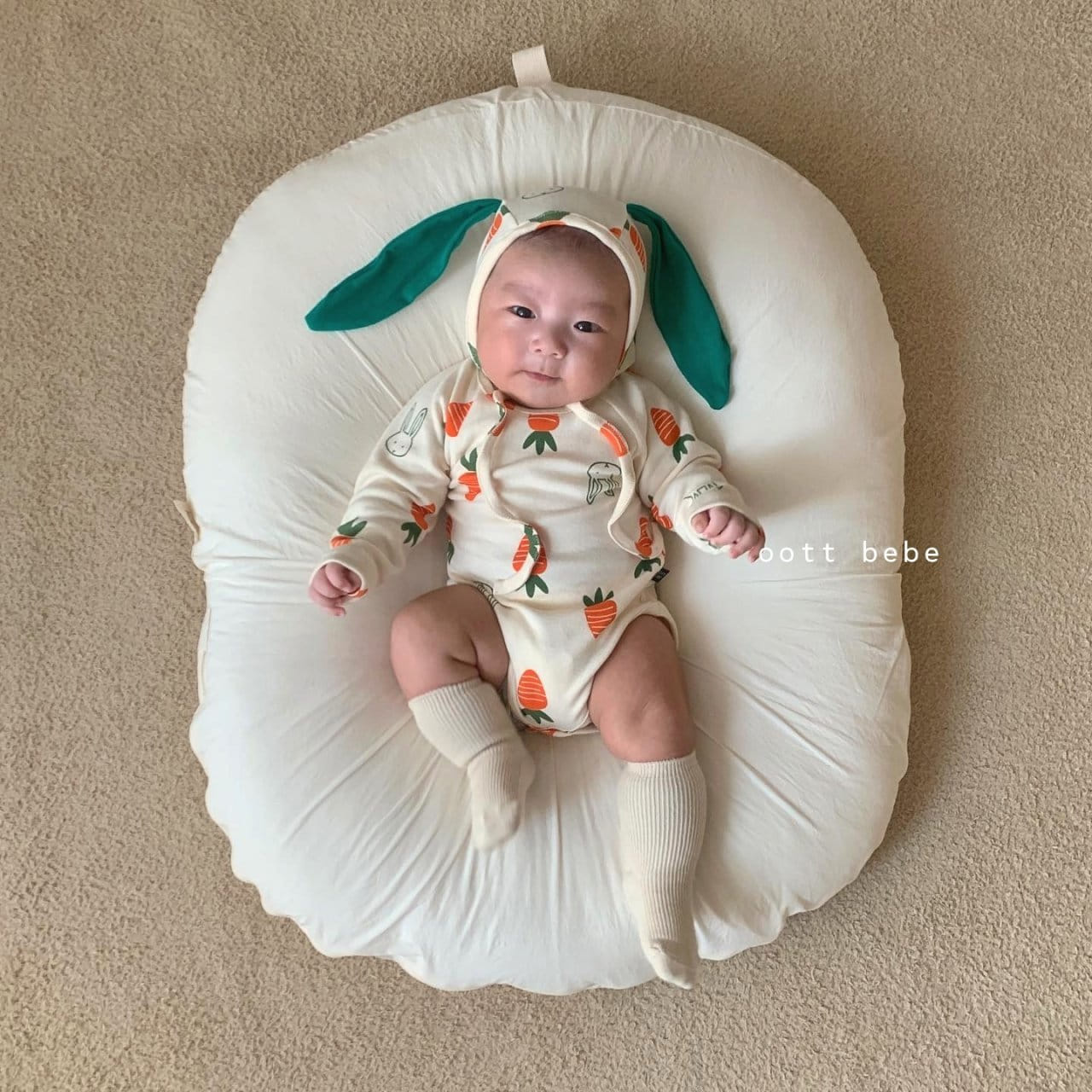 Oott Bebe - Korean Baby Fashion - #babyfever - Vegetable Long Sleeve Set - 8