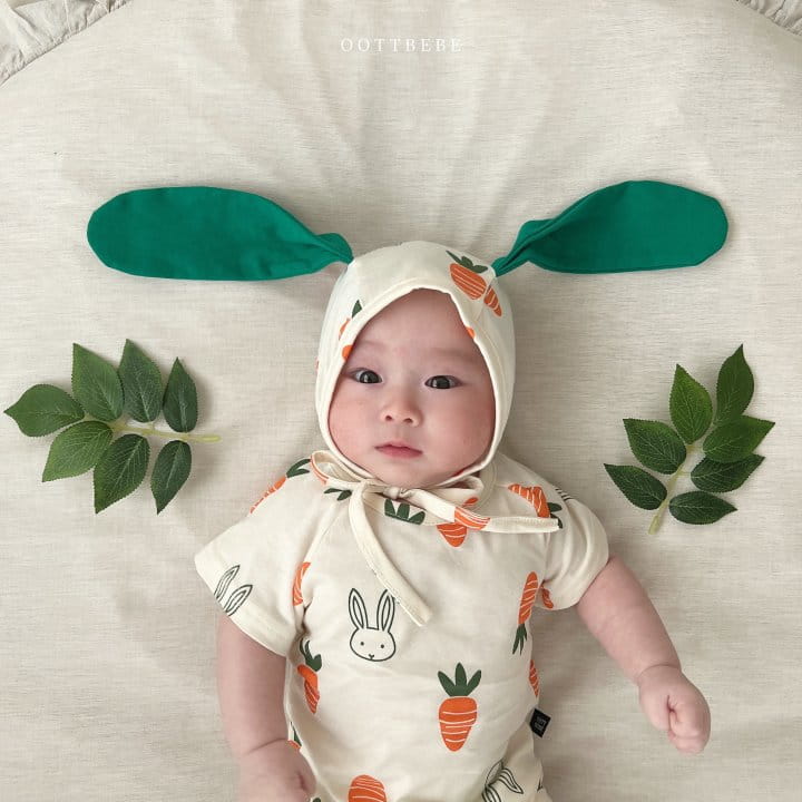 Oott Bebe - Korean Baby Fashion - #babylifestyle - Vegetable Long Sleeve Set - 10