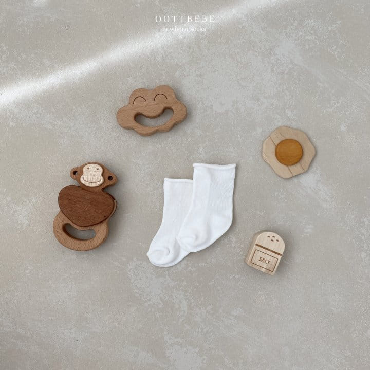 Oott Bebe - Korean Baby Fashion - #babyoninstagram - Newborn Pattern Socks Gift Packing - 10