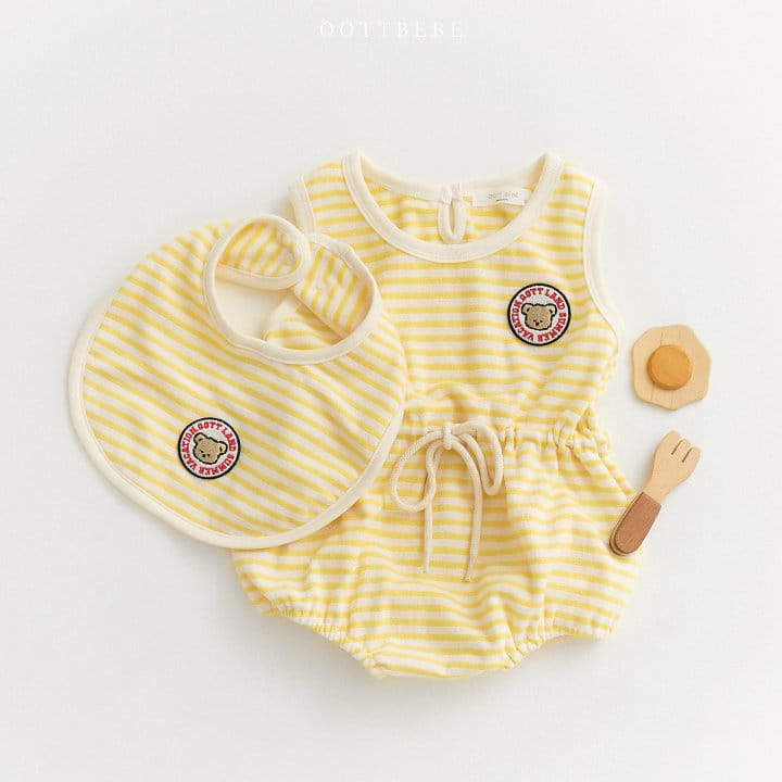 Oott Bebe - Korean Baby Fashion - #babyootd - Oott Land ST Bib - 8