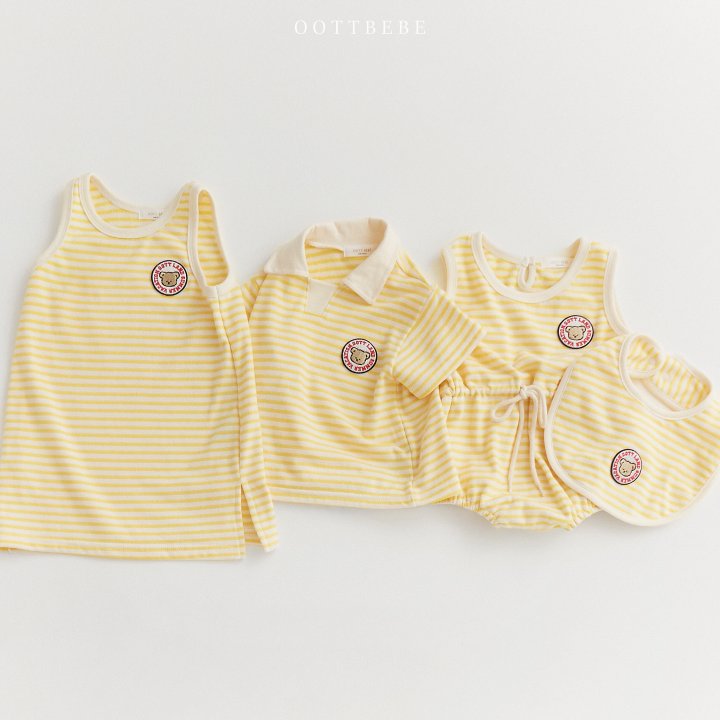 Oott Bebe - Korean Baby Fashion - #babyoutfit - Oott Land ST Bib - 10