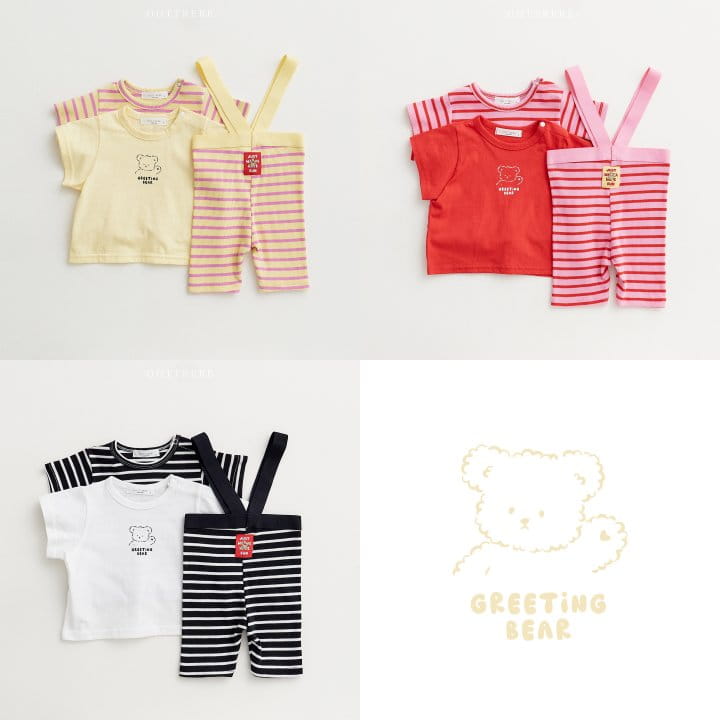 Oott Bebe - Korean Baby Fashion - #babyoutfit - Bebe Tight Dungarees Leggings - 8