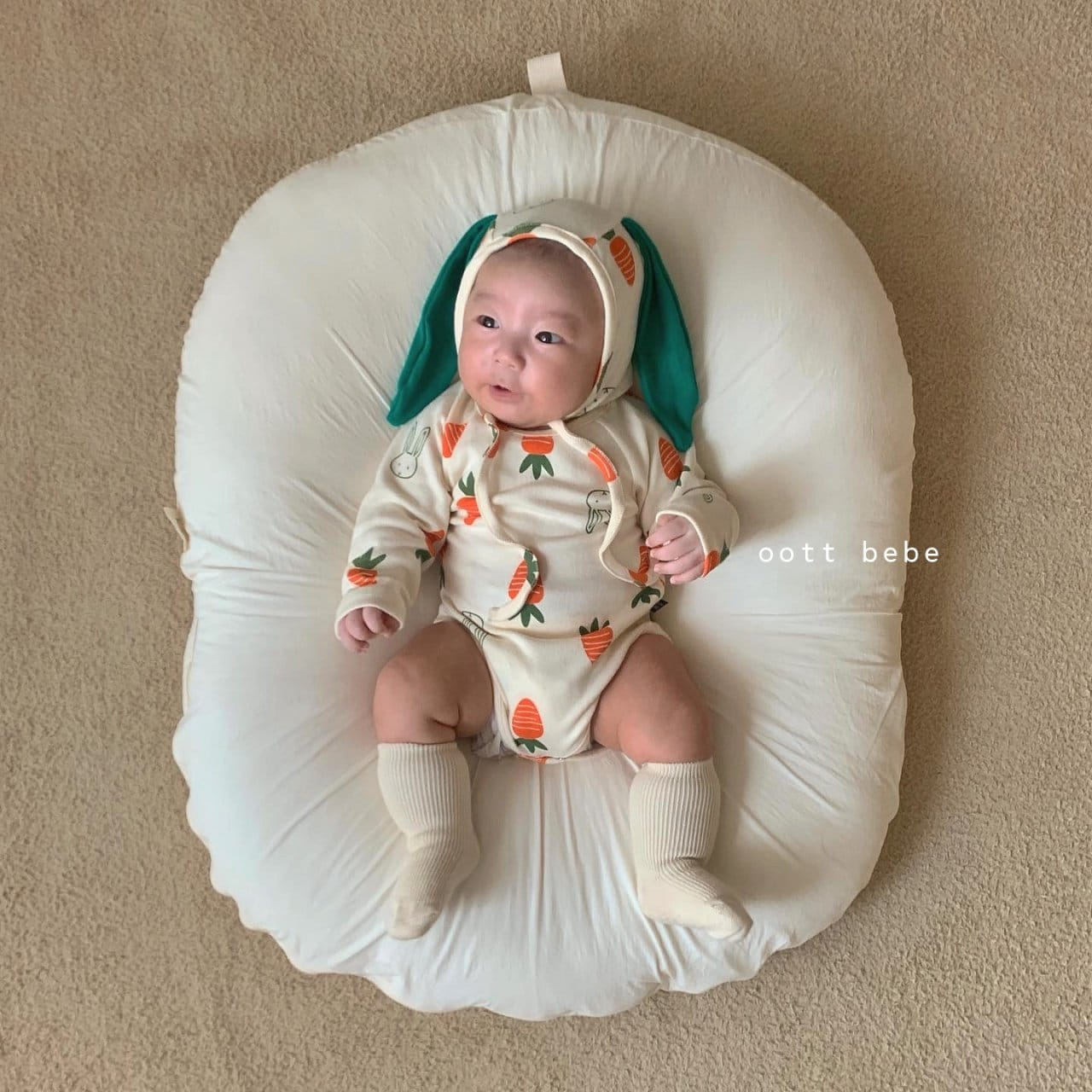 Oott Bebe - Korean Baby Fashion - #onlinebabyboutique - Vegetable Long Sleeve Set