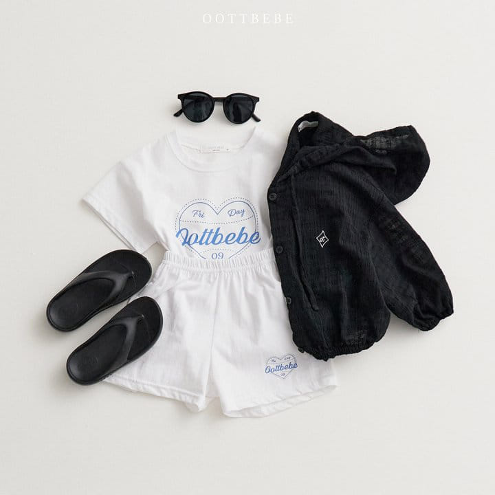 Oott Bebe - Korean Children Fashion - #Kfashion4kids - Friday Top Bottom Set - 5
