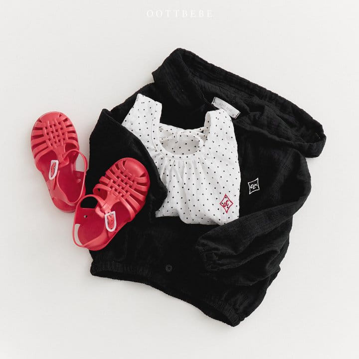 Oott Bebe - Korean Children Fashion - #Kfashion4kids - Shirring Sleeveless Long Blouse - 10