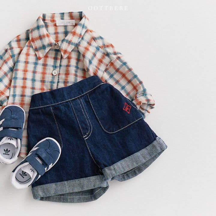 Oott Bebe - Korean Children Fashion - #Kfashion4kids - Pocket Roll Up Shorts - 8