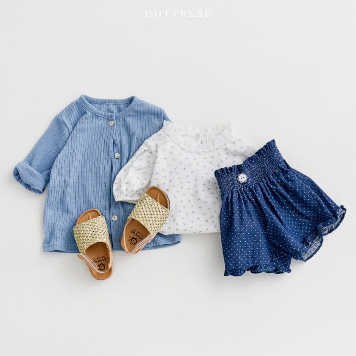 Oott Bebe - Korean Children Fashion - #Kfashion4kids - Frill Smoke Shorts - 7