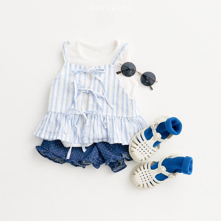 Oott Bebe - Korean Children Fashion - #Kfashion4kids - Ribbon Bustier - 11
