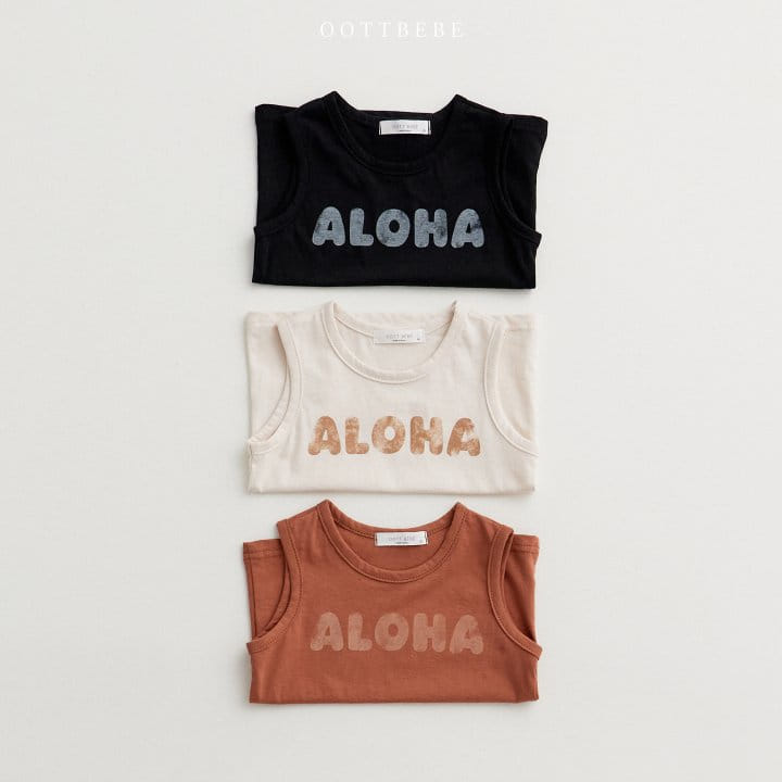 Oott Bebe - Korean Children Fashion - #Kfashion4kids - Mood Aroha Sleeveless Tee - 9