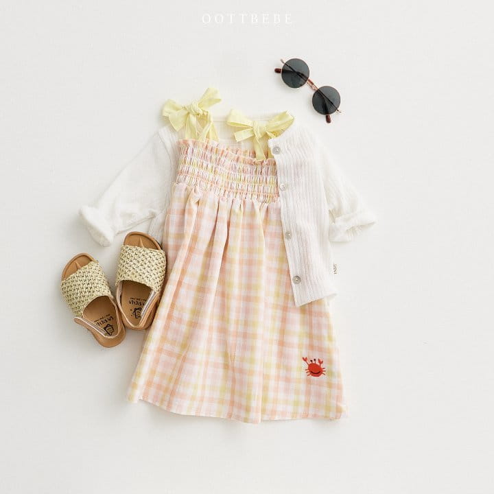 Oott Bebe - Korean Children Fashion - #Kfashion4kids - Crap Smoke One-Piece - 2