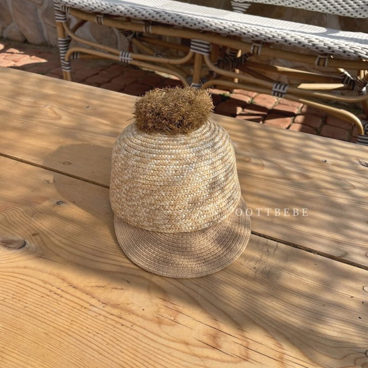 Oott Bebe - Korean Children Fashion - #stylishchildhood - Bell Straw Hat - 4