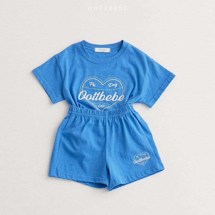 Oott Bebe - Korean Children Fashion - #childofig - Friday Top Bottom Set - 10