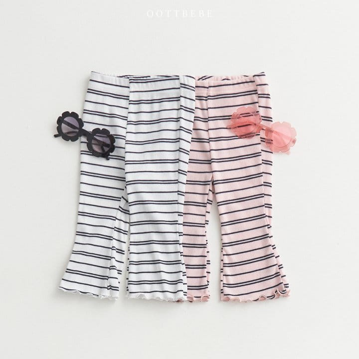 Oott Bebe - Korean Children Fashion - #childofig - Oreo Boots Cut Pants