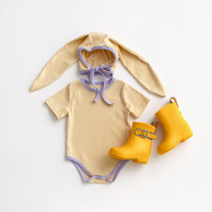 Oott Bebe - Korean Children Fashion - #childofig - Wish Modal Rabbit Bonnet - 6