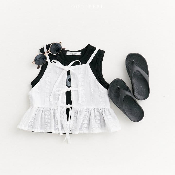 Oott Bebe - Korean Children Fashion - #childofig - Ribbon Bustier - 2