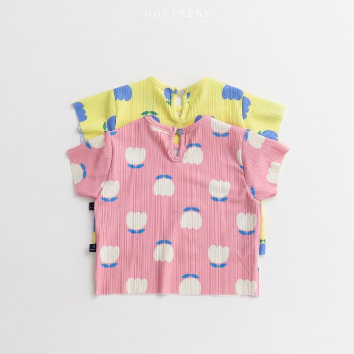 Oott Bebe - Korean Children Fashion - #childofig - Tulip Pleats Top Bottom Set - 11
