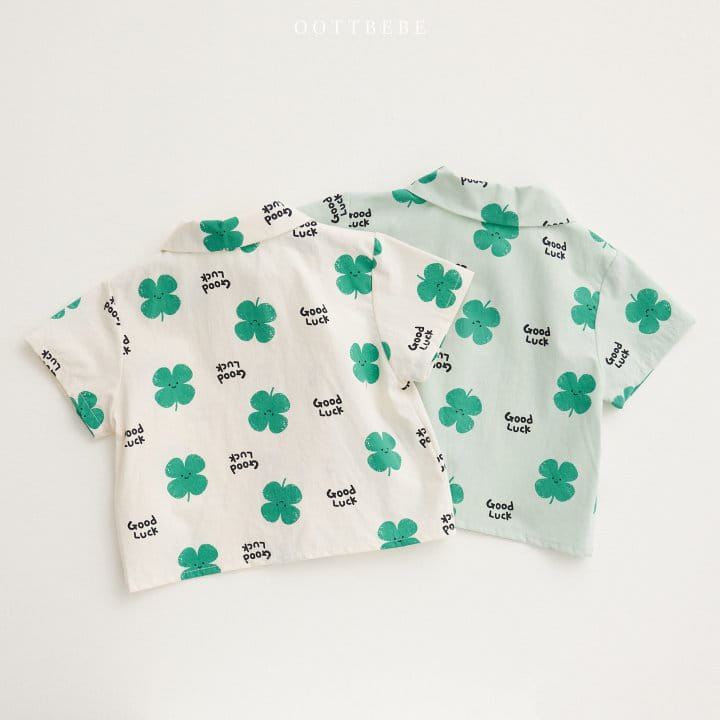 Oott Bebe - Korean Children Fashion - #childofig - Clover Short Shirt - 11