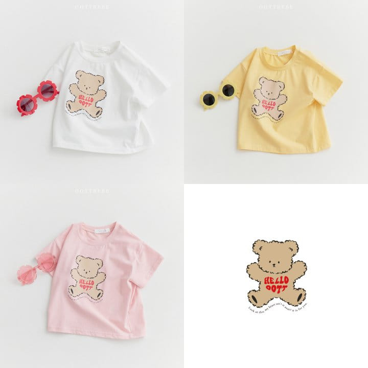 Oott Bebe - Korean Children Fashion - #childrensboutique - Hello Oott Tee - 8