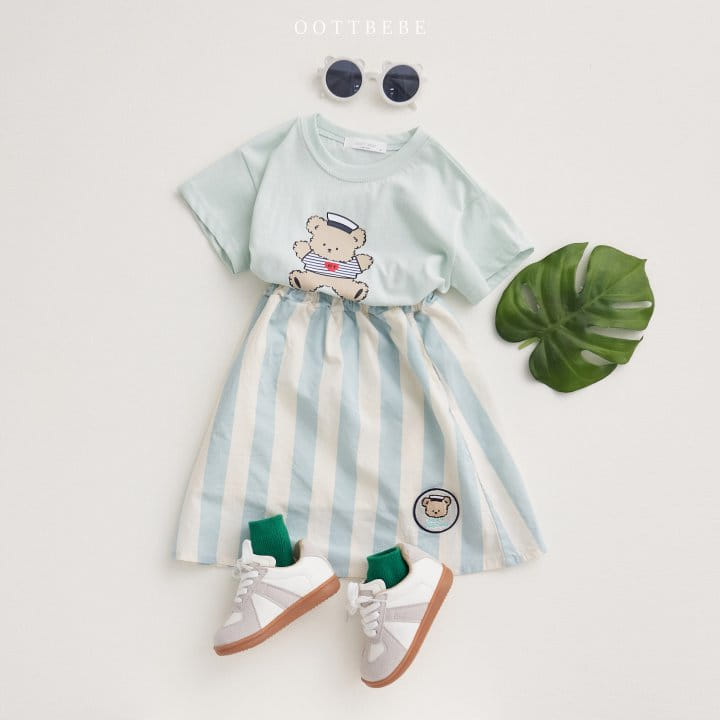 Oott Bebe - Korean Children Fashion - #childrensboutique - Oott Marine Tee - 6