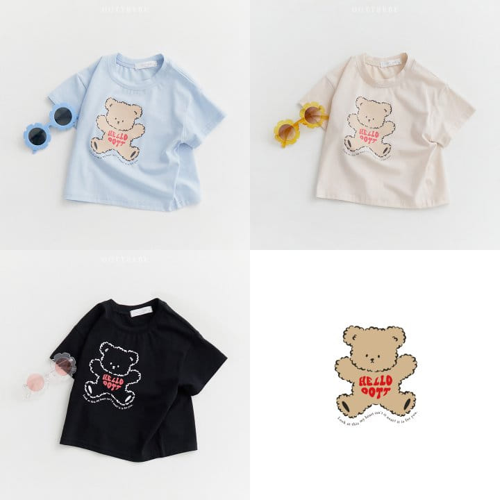 Oott Bebe - Korean Children Fashion - #designkidswear - Hello Oott Tee - 9
