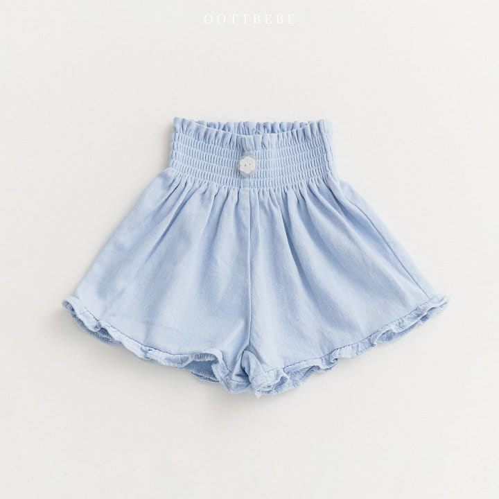 Oott Bebe - Korean Children Fashion - #discoveringself - Frill Smoke Shorts - 2