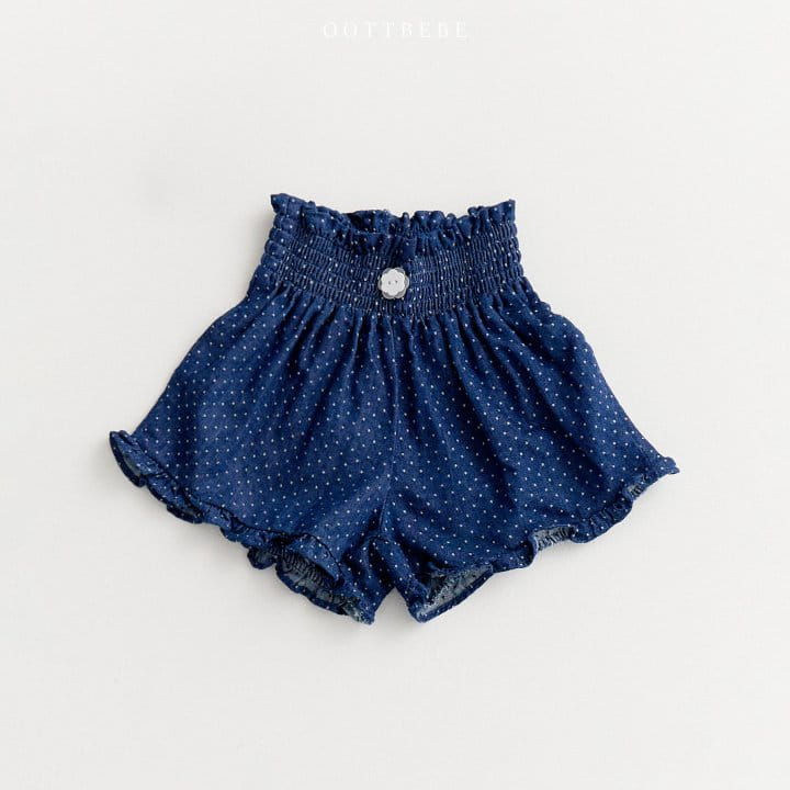 Oott Bebe - Korean Children Fashion - #fashionkids - Frill Smoke Shorts - 3