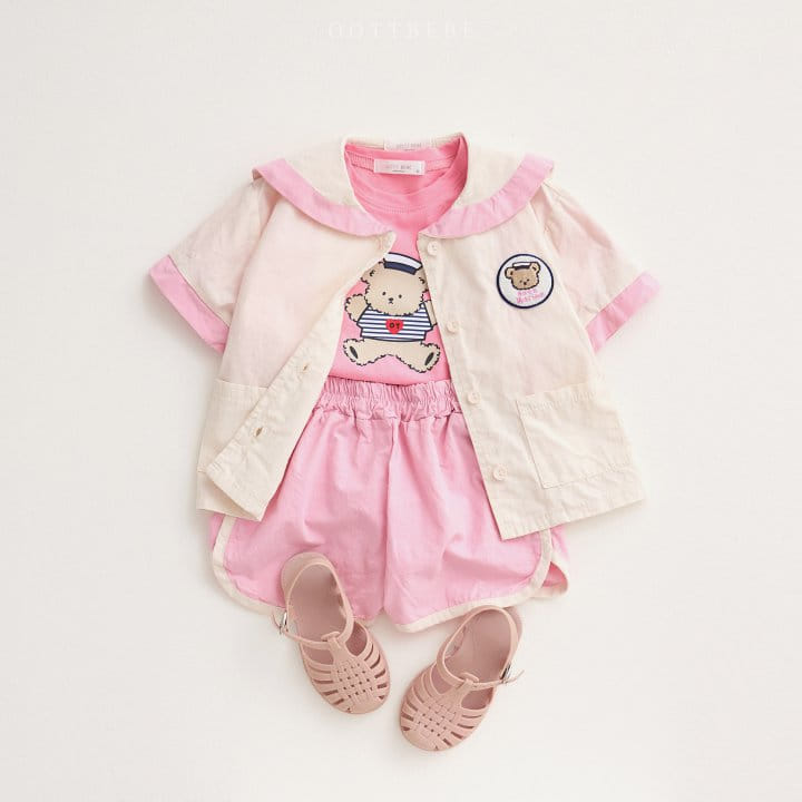Oott Bebe - Korean Children Fashion - #fashionkids - Oott Marine Tee - 9