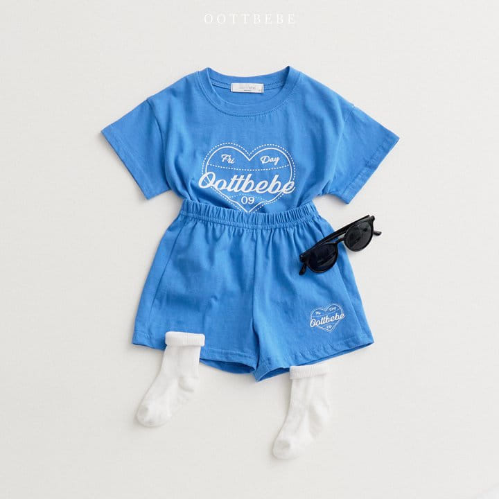 Oott Bebe - Korean Children Fashion - #kidsstore - Friday Top Bottom Set - 3