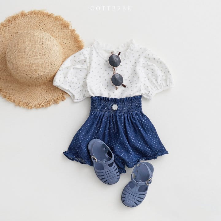 Oott Bebe - Korean Children Fashion - #kidsstore - Frill Smoke Shorts - 5