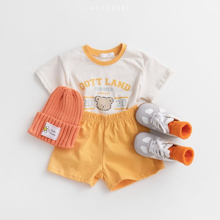 Oott Bebe - Korean Children Fashion - #kidsstore - Oott Land Top Bottom Set - 2