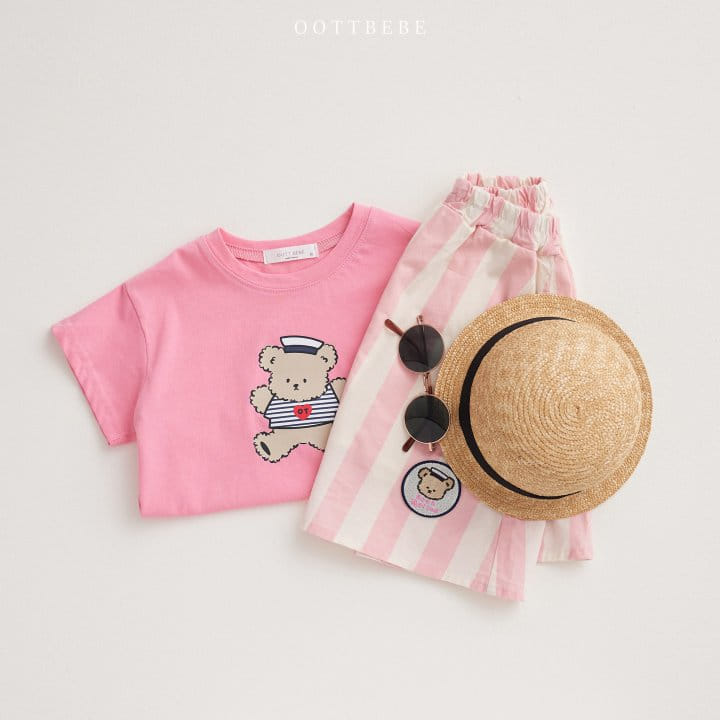 Oott Bebe - Korean Children Fashion - #kidsstore - Oott Marine Tee - 11