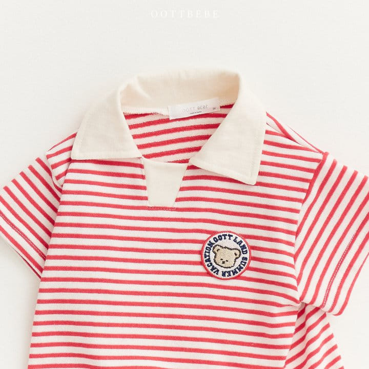 Oott Bebe - Korean Children Fashion - #kidzfashiontrend - Oott Land ST Collar Tee - 10