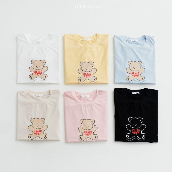 Oott Bebe - Korean Children Fashion - #kidzfashiontrend - Adult Hello Oott Tee