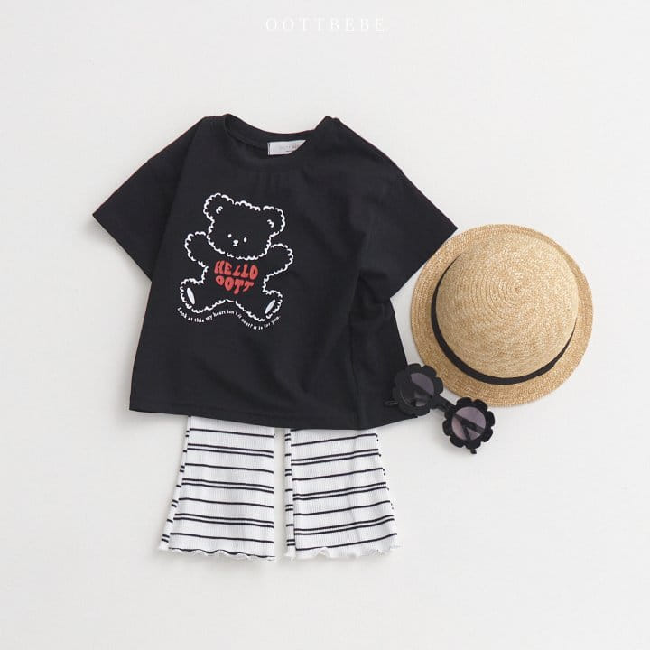 Oott Bebe - Korean Children Fashion - #kidzfashiontrend - Oreo Boots Cut Pants - 8