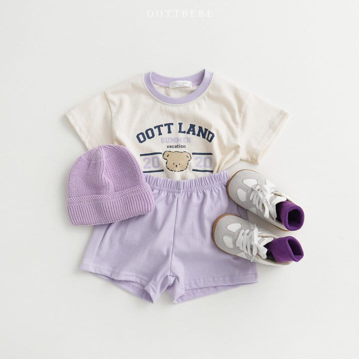 Oott Bebe - Korean Children Fashion - #kidzfashiontrend - Oott Land Top Bottom Set - 3