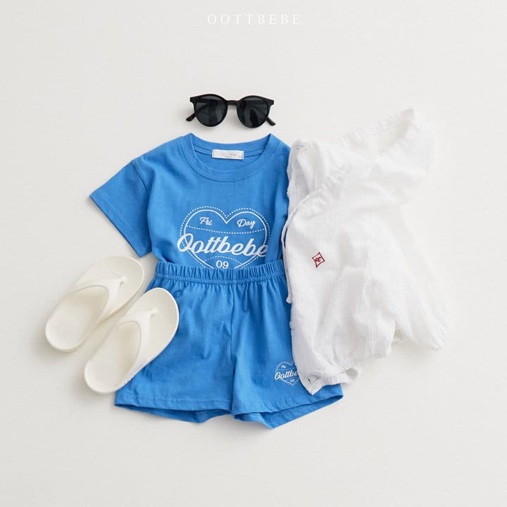 Oott Bebe - Korean Children Fashion - #littlefashionista - Friday Top Bottom Set - 6