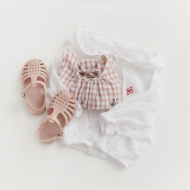 Oott Bebe - Korean Children Fashion - #littlefashionista - Shirring Sleeveless Long Blouse - 11