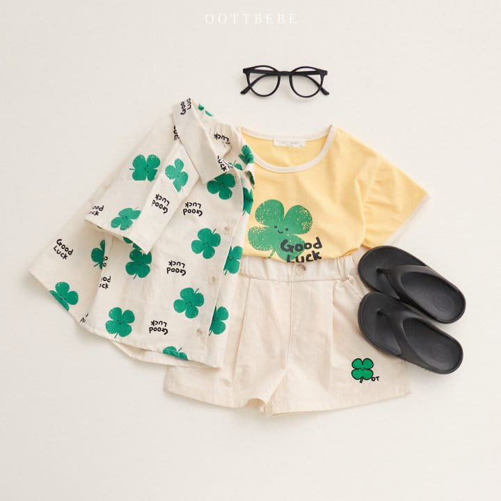 Oott Bebe - Korean Children Fashion - #littlefashionista - Good Luck Piping Tee - 9