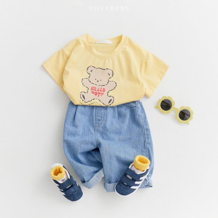 Oott Bebe - Korean Children Fashion - #magicofchildhood - Hello Oott Tee - 3