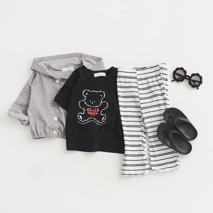 Oott Bebe - Korean Children Fashion - #magicofchildhood - Oreo Boots Cut Pants - 11