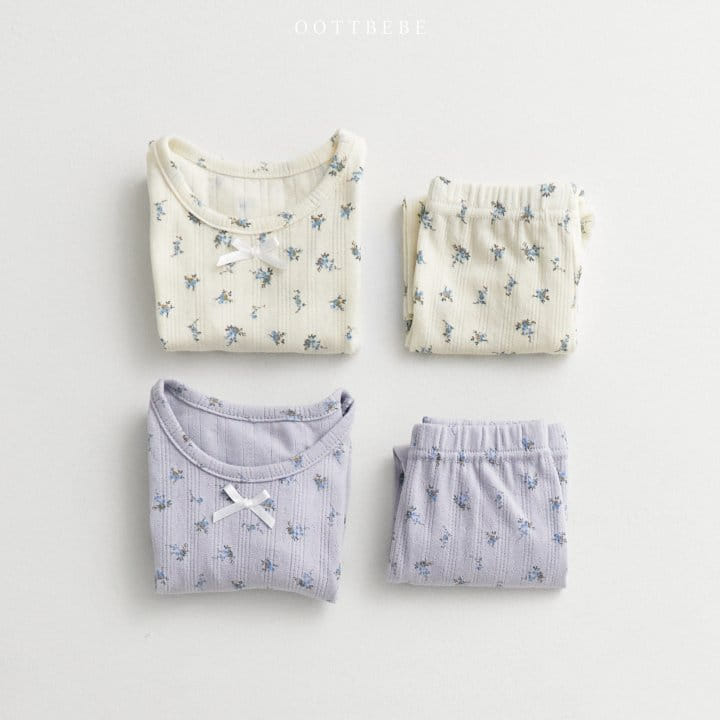 Oott Bebe - Korean Children Fashion - #magicofchildhood - Ribbon Flower Easy Wear - 6