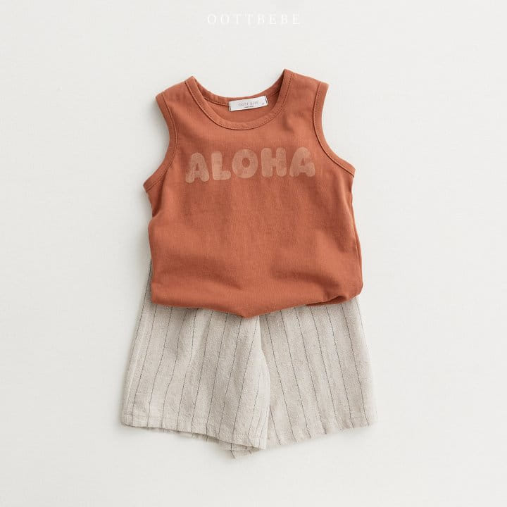 Oott Bebe - Korean Children Fashion - #magicofchildhood - Mood Aroha Sleeveless Tee - 11
