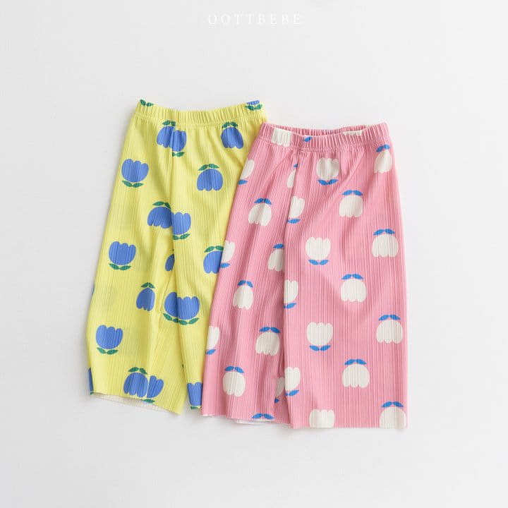 Oott Bebe - Korean Children Fashion - #magicofchildhood - Tulip Pleats Top Bottom Set - 5