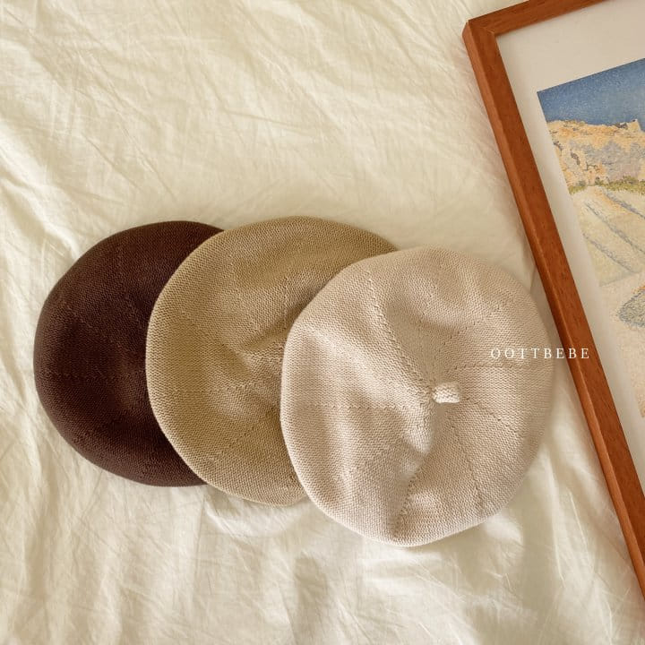 Oott Bebe - Korean Children Fashion - #minifashionista - Oott C Beret  - 5