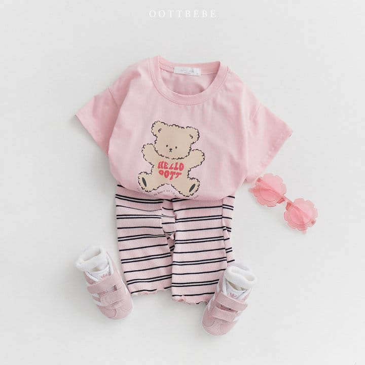Oott Bebe - Korean Children Fashion - #magicofchildhood - Hello Oott Tee - 4