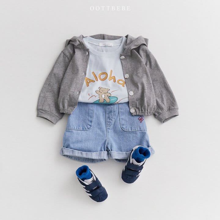 Oott Bebe - Korean Children Fashion - #minifashionista - Pocket Roll Up Shorts - 11