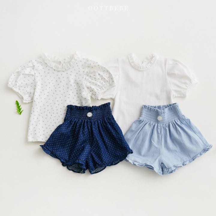 Oott Bebe - Korean Children Fashion - #minifashionista - Frill Smoke Shorts - 10