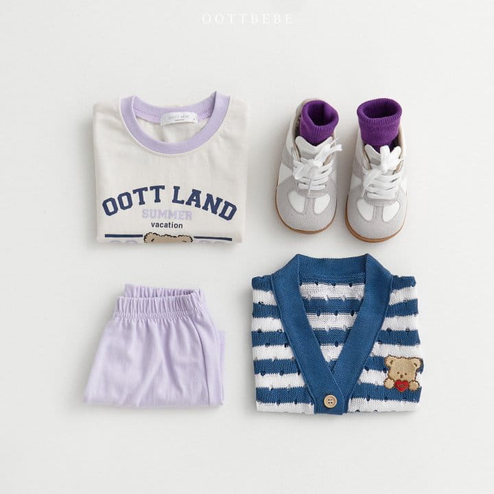 Oott Bebe - Korean Children Fashion - #minifashionista - Oott Land Top Bottom Set - 7