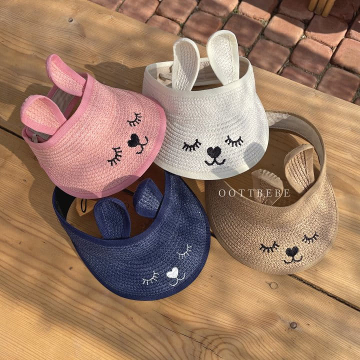 Oott Bebe - Korean Children Fashion - #prettylittlegirls - Rabbit Sun Cap