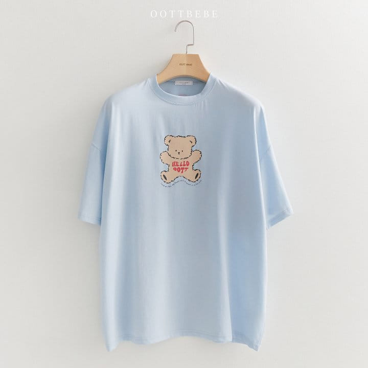 Oott Bebe - Korean Children Fashion - #prettylittlegirls - Adult Hello Oott Tee - 6